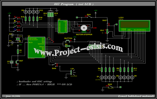 7 Program  ( test LCD) m